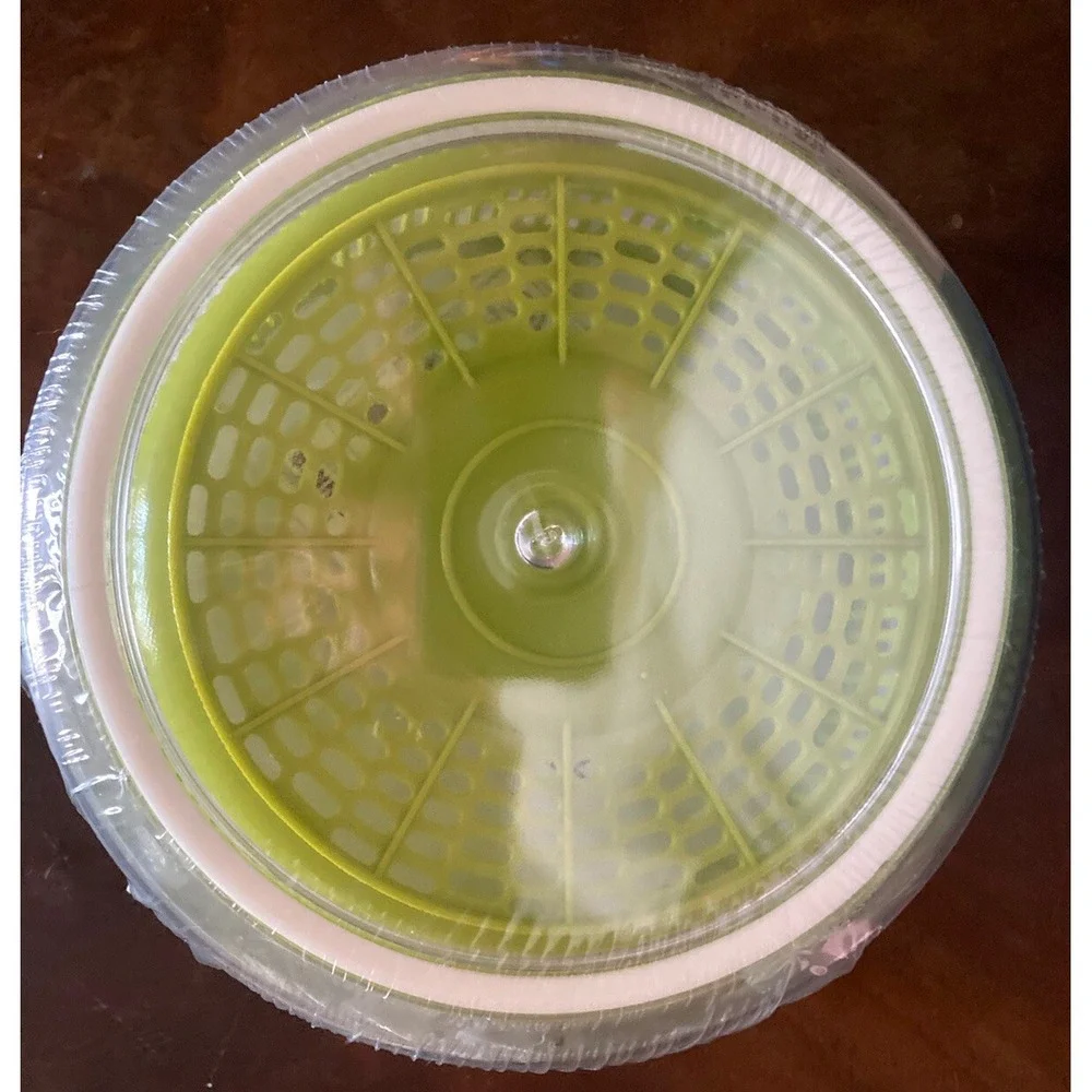 NEW Sharper Image Salad Spinner, Easy Spin-no Box